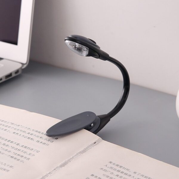 Mini lámpara de lectura LED con clip