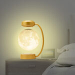 Lámpara de noche LED 3D con forma de luna inalámbrica - Image 6
