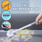 Cepillo multifuncional 4 en 1 para eliminar el pelo de mascotas