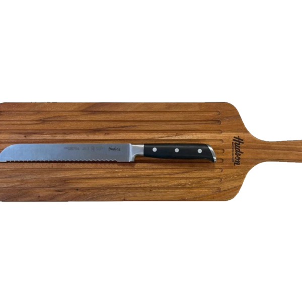 Set tabla+cuchillo para pan Hudson