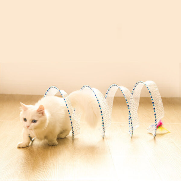 Túnel de juguetes para gatos