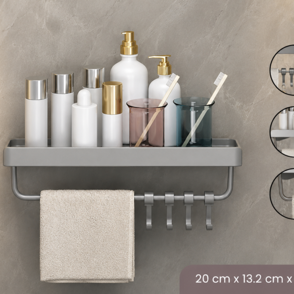 Organizador de baño compacto
